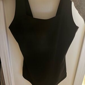 Aerie Smooth Black Bodysuit